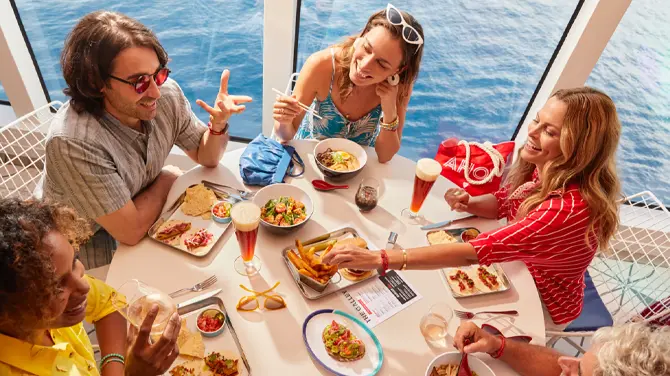 Cuisines on Virgin Voyage